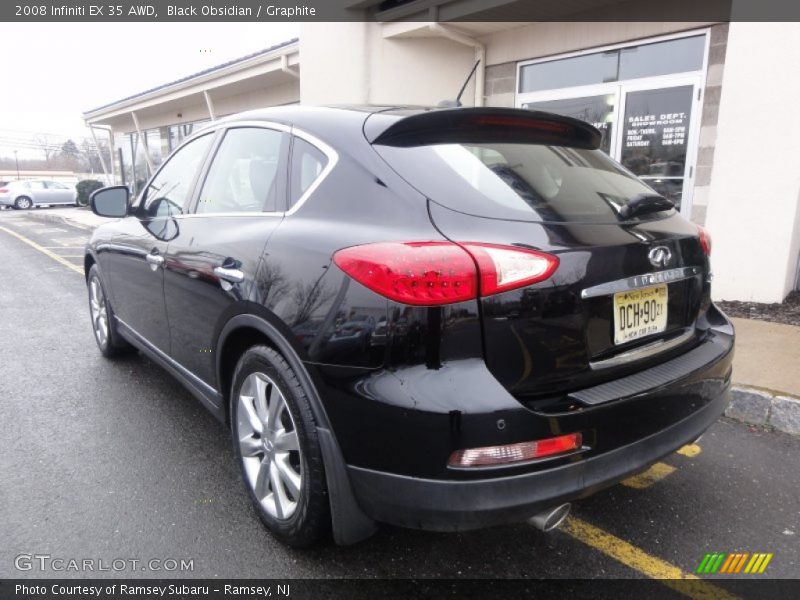 Black Obsidian / Graphite 2008 Infiniti EX 35 AWD