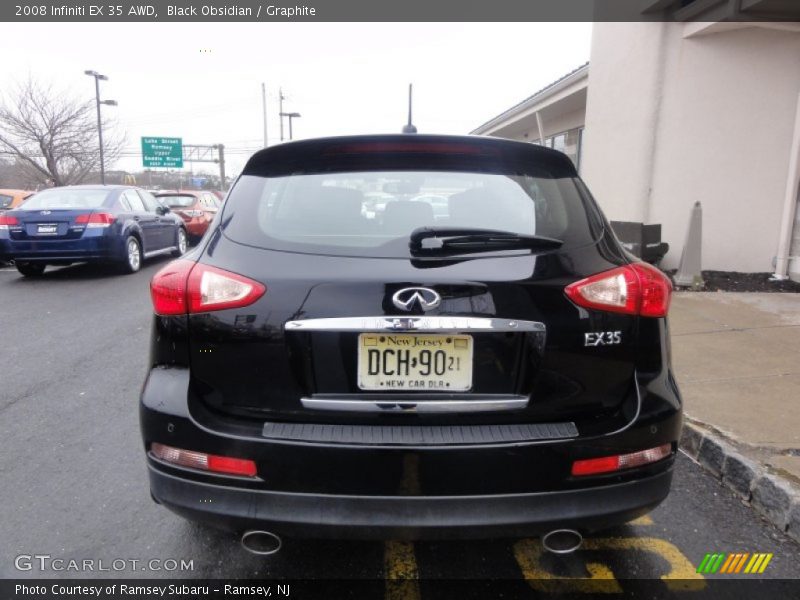 Black Obsidian / Graphite 2008 Infiniti EX 35 AWD
