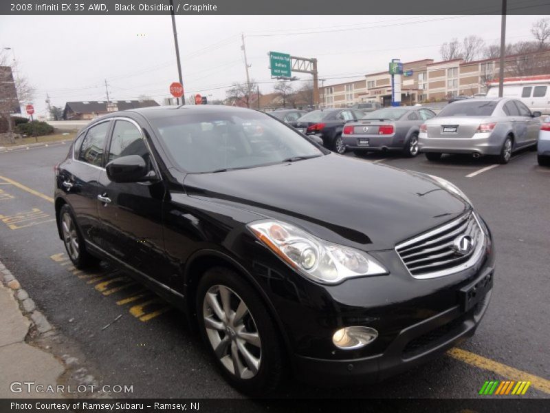 Black Obsidian / Graphite 2008 Infiniti EX 35 AWD