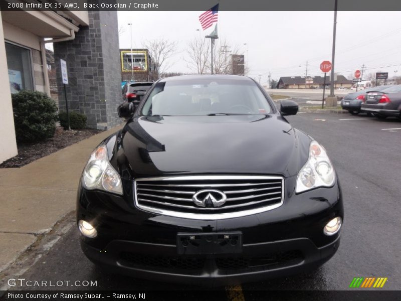 Black Obsidian / Graphite 2008 Infiniti EX 35 AWD