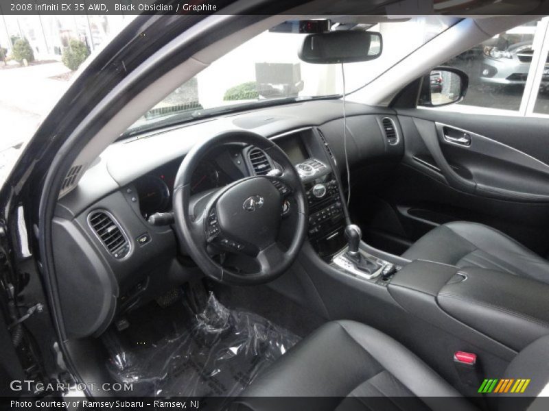 Black Obsidian / Graphite 2008 Infiniti EX 35 AWD