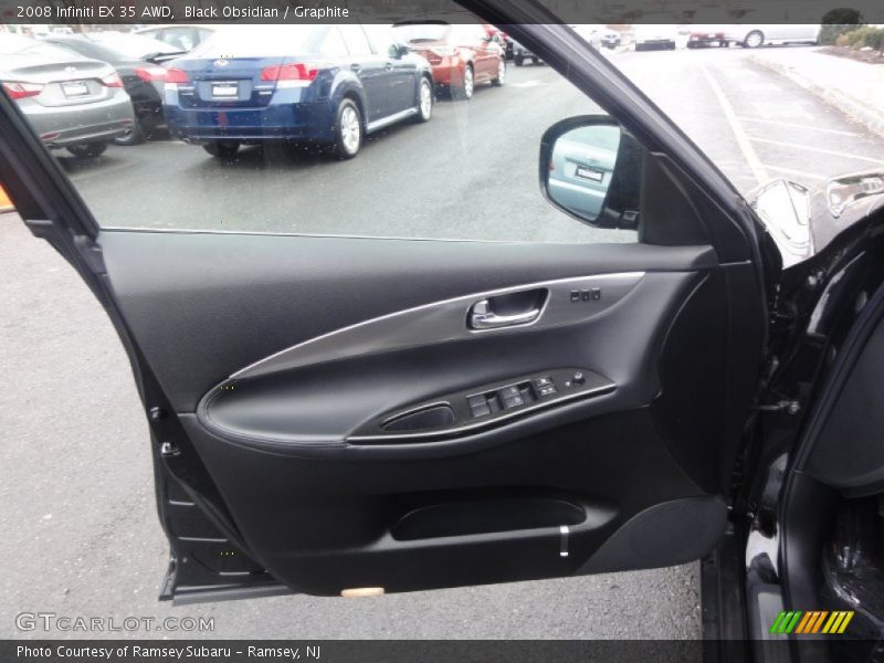 Black Obsidian / Graphite 2008 Infiniti EX 35 AWD