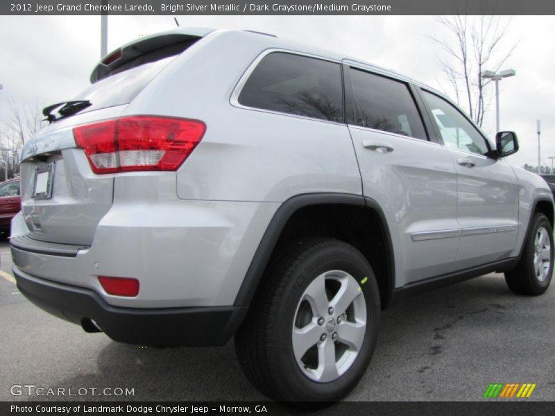 Bright Silver Metallic / Dark Graystone/Medium Graystone 2012 Jeep Grand Cherokee Laredo