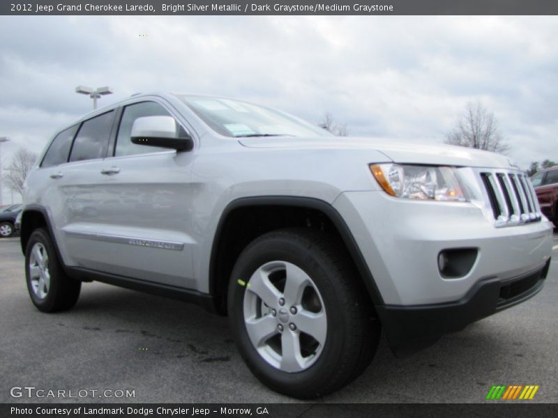 Bright Silver Metallic / Dark Graystone/Medium Graystone 2012 Jeep Grand Cherokee Laredo