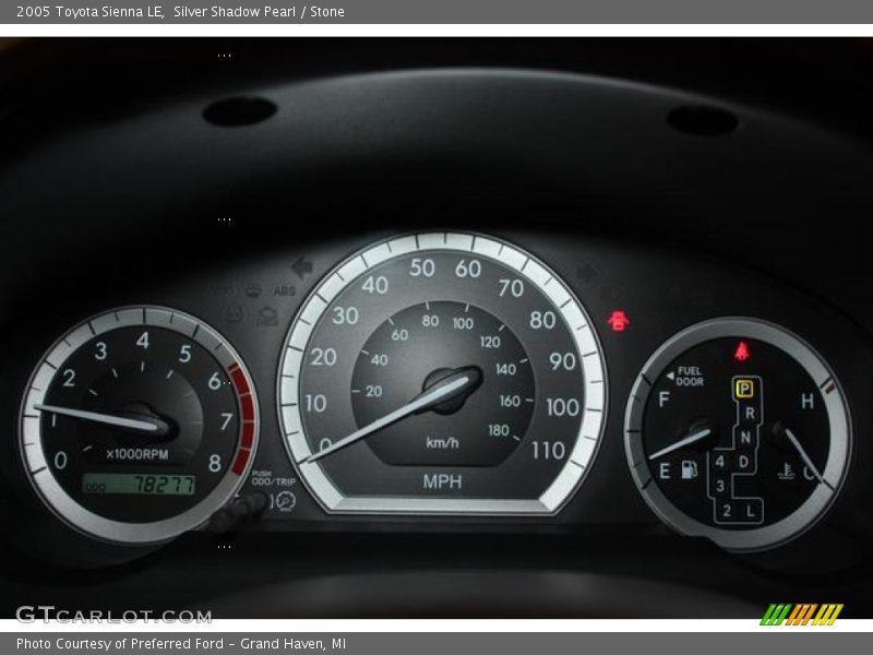 Silver Shadow Pearl / Stone 2005 Toyota Sienna LE