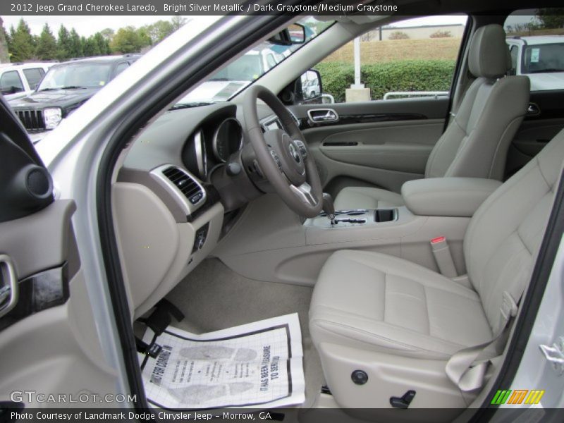 Bright Silver Metallic / Dark Graystone/Medium Graystone 2012 Jeep Grand Cherokee Laredo