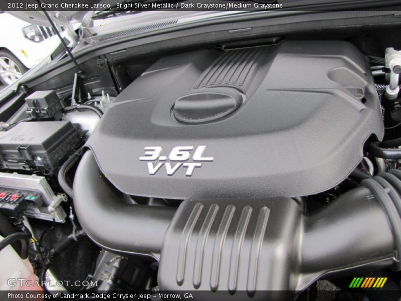 Bright Silver Metallic / Dark Graystone/Medium Graystone 2012 Jeep Grand Cherokee Laredo