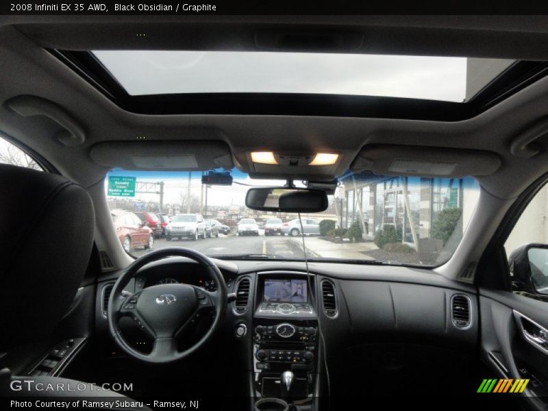 Black Obsidian / Graphite 2008 Infiniti EX 35 AWD