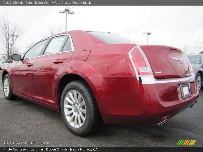 Deep Cherry Red Crystal Pearl / Black 2012 Chrysler 300