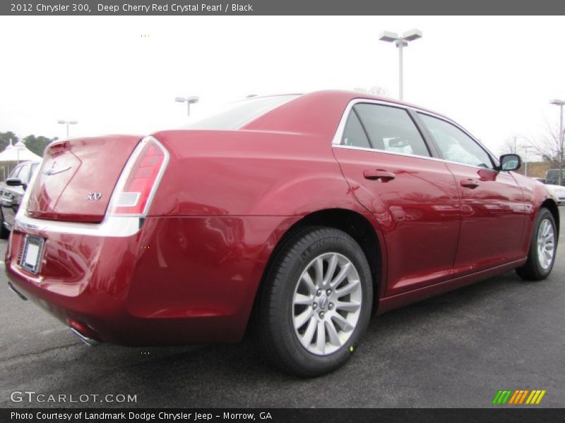 Deep Cherry Red Crystal Pearl / Black 2012 Chrysler 300