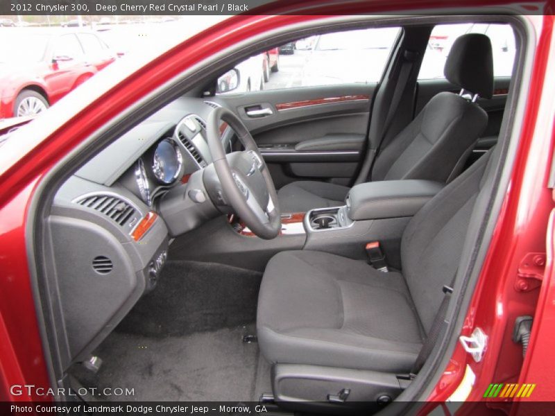 Deep Cherry Red Crystal Pearl / Black 2012 Chrysler 300