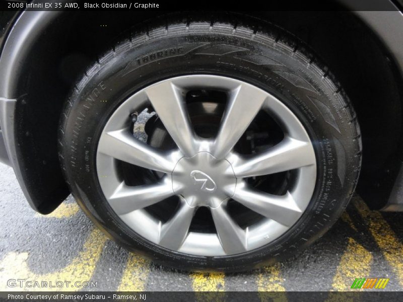 Black Obsidian / Graphite 2008 Infiniti EX 35 AWD