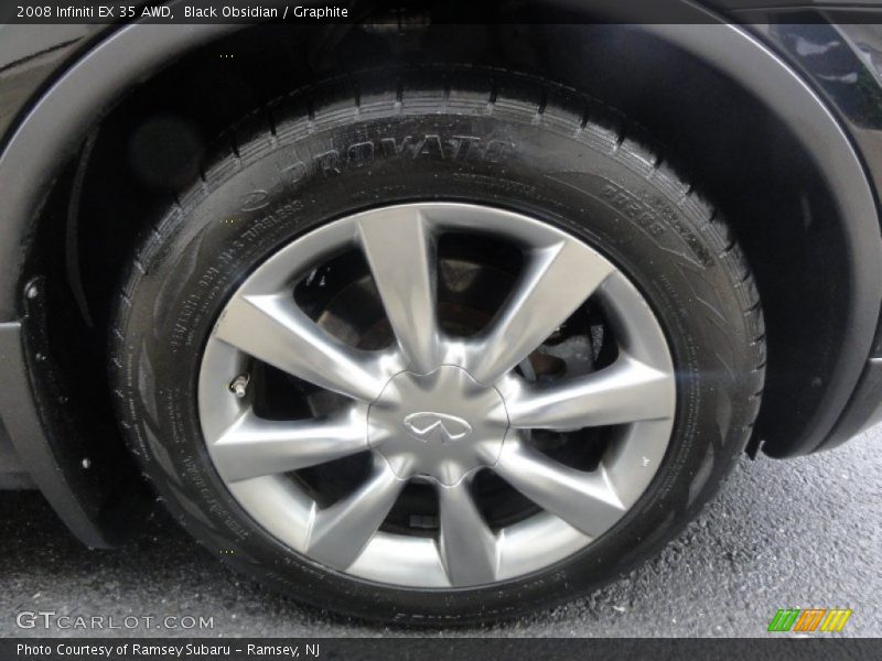 Black Obsidian / Graphite 2008 Infiniti EX 35 AWD