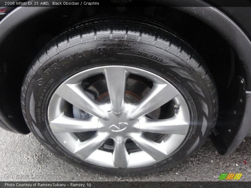 Black Obsidian / Graphite 2008 Infiniti EX 35 AWD