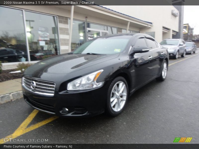 Super Black / Charcoal 2009 Nissan Maxima 3.5 SV Premium
