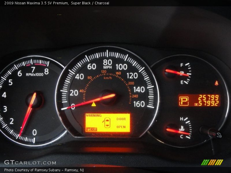 Super Black / Charcoal 2009 Nissan Maxima 3.5 SV Premium