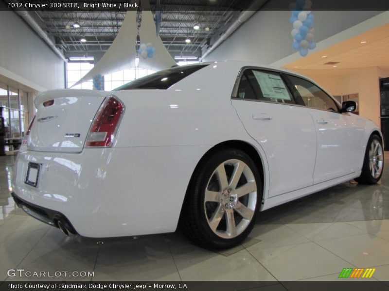 Bright White / Black 2012 Chrysler 300 SRT8