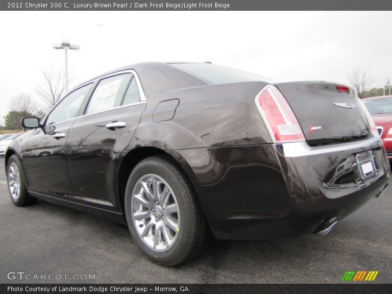 Luxury Brown Pearl / Dark Frost Beige/Light Frost Beige 2012 Chrysler 300 C