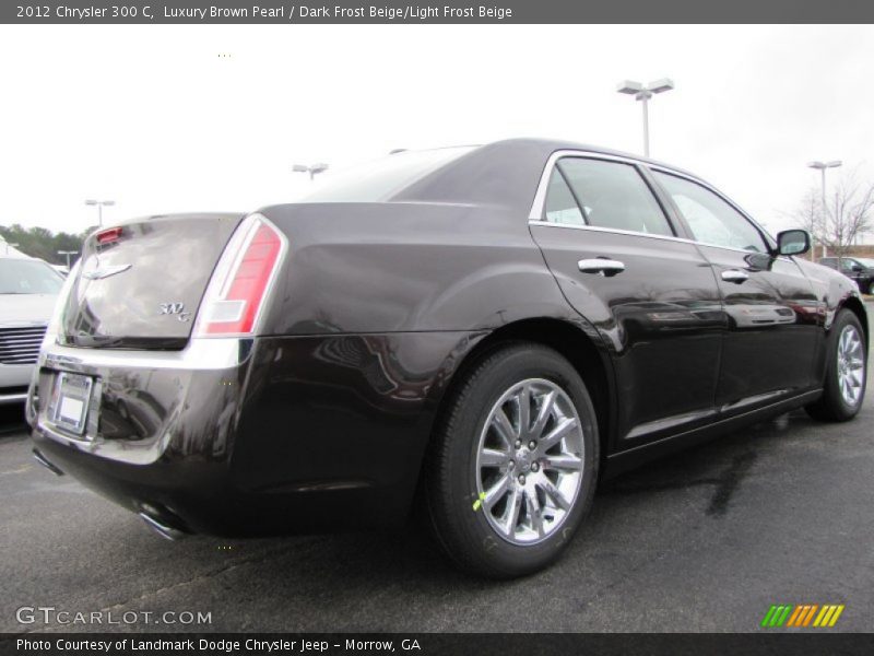 Luxury Brown Pearl / Dark Frost Beige/Light Frost Beige 2012 Chrysler 300 C