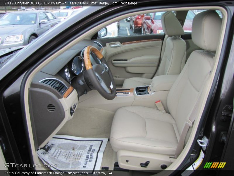  2012 300 C Dark Frost Beige/Light Frost Beige Interior