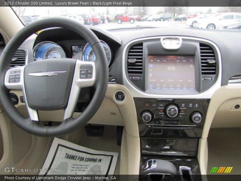 Luxury Brown Pearl / Black/Light Frost Beige 2012 Chrysler 300 Limited