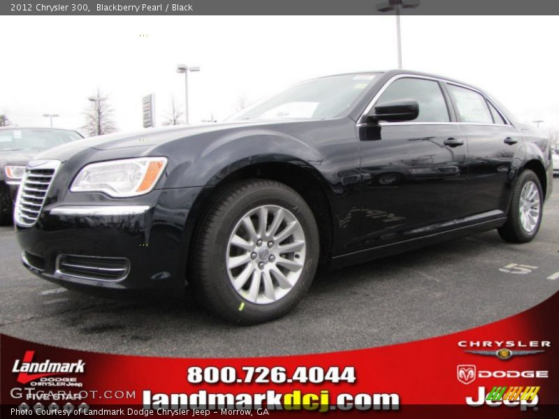 Blackberry Pearl / Black 2012 Chrysler 300