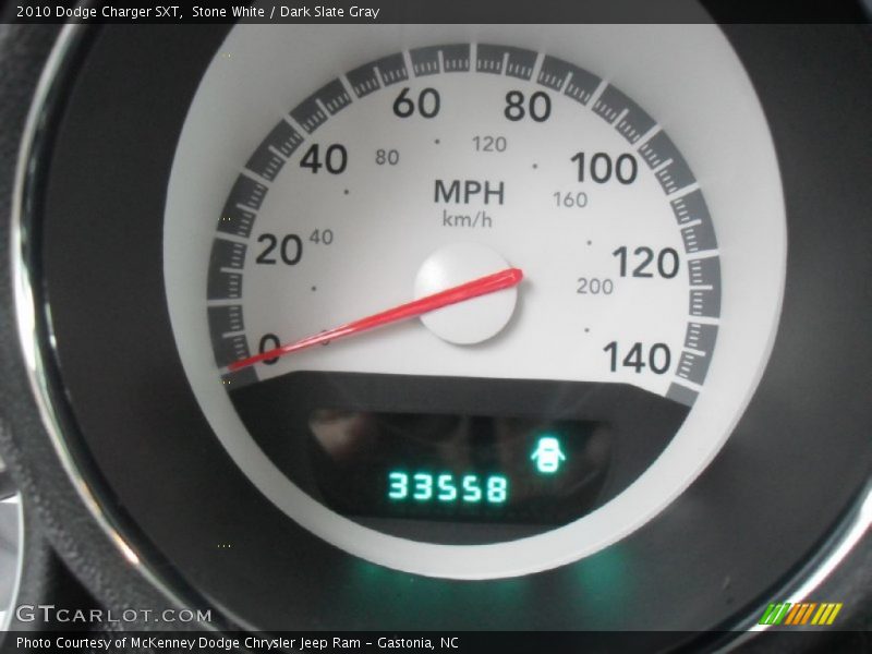 Stone White / Dark Slate Gray 2010 Dodge Charger SXT