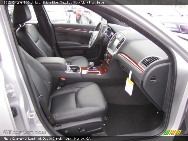 Bright Silver Metallic / Black/Light Frost Beige 2012 Chrysler 300 Limited