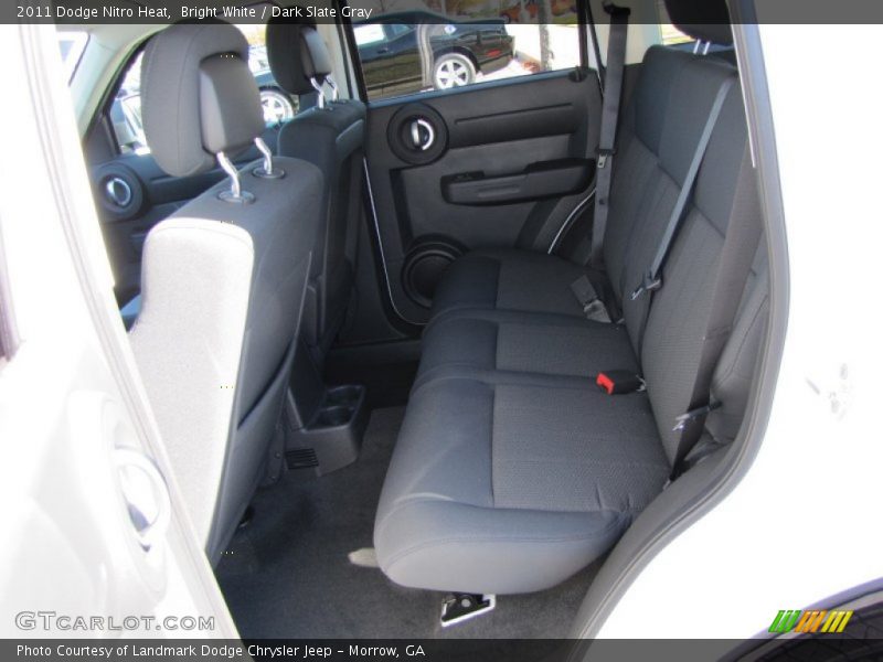 Bright White / Dark Slate Gray 2011 Dodge Nitro Heat