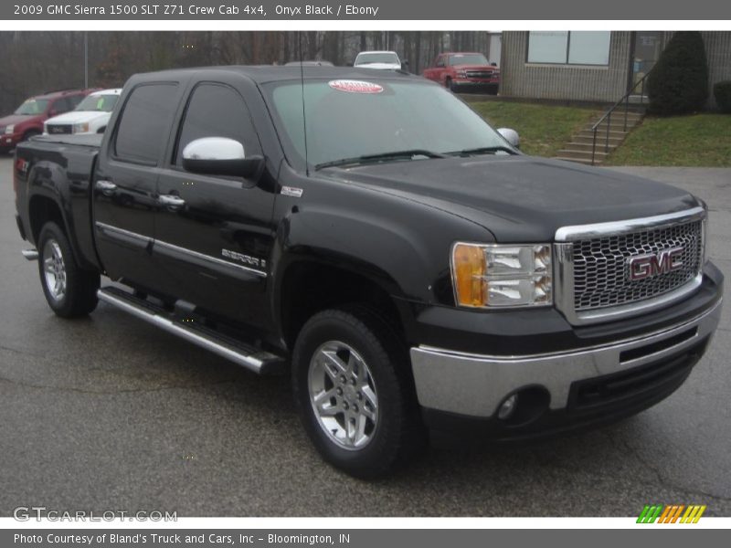 Onyx Black / Ebony 2009 GMC Sierra 1500 SLT Z71 Crew Cab 4x4