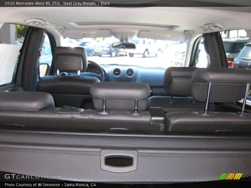 Steel Grey Metallic / Black 2010 Mercedes-Benz ML 350