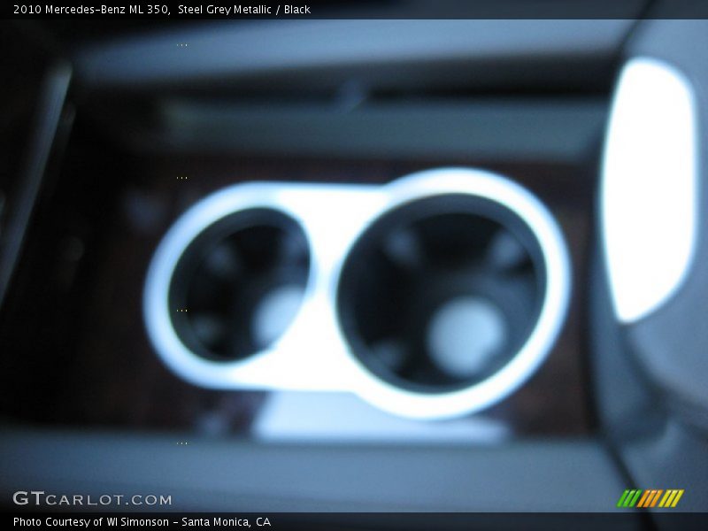 Steel Grey Metallic / Black 2010 Mercedes-Benz ML 350