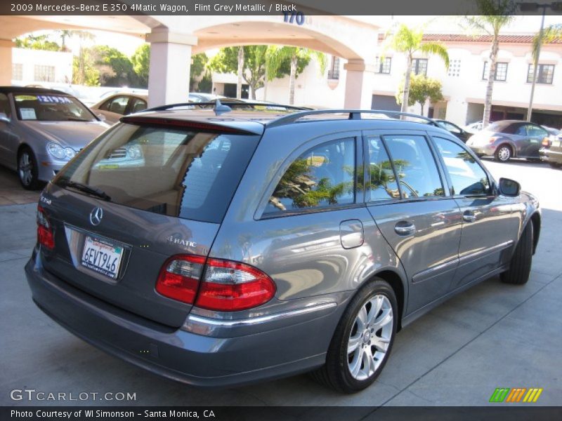 Flint Grey Metallic / Black 2009 Mercedes-Benz E 350 4Matic Wagon