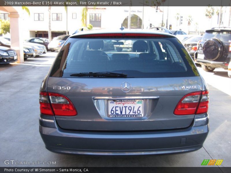 Flint Grey Metallic / Black 2009 Mercedes-Benz E 350 4Matic Wagon