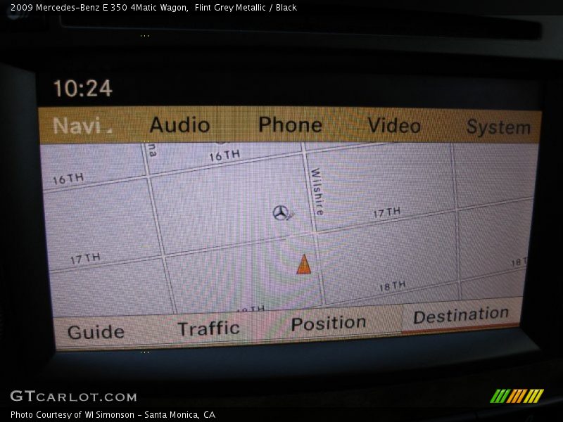 Flint Grey Metallic / Black 2009 Mercedes-Benz E 350 4Matic Wagon