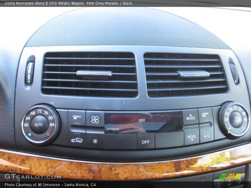 Controls of 2009 E 350 4Matic Wagon