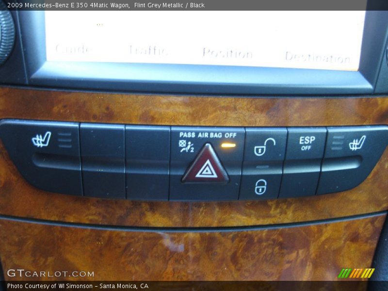 Controls of 2009 E 350 4Matic Wagon