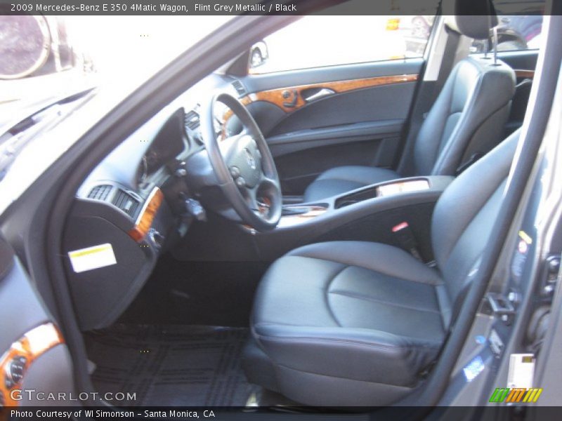 Flint Grey Metallic / Black 2009 Mercedes-Benz E 350 4Matic Wagon