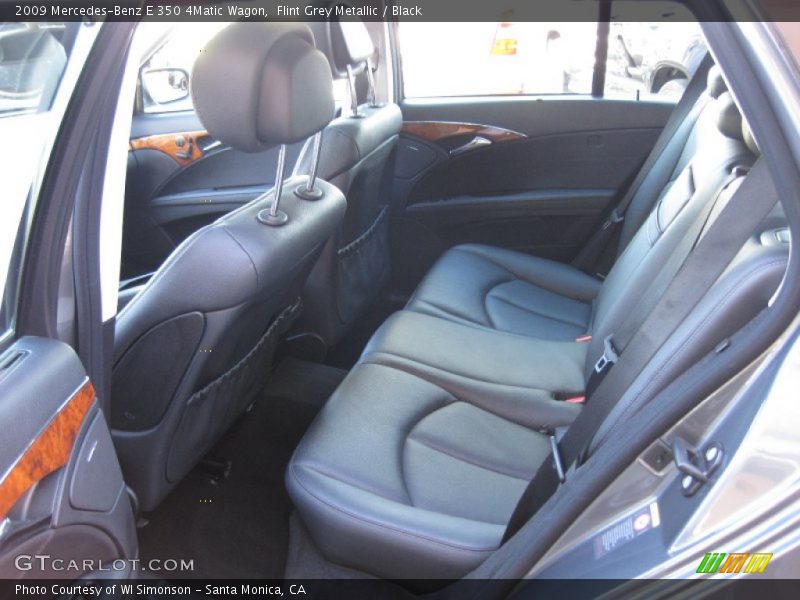 Flint Grey Metallic / Black 2009 Mercedes-Benz E 350 4Matic Wagon