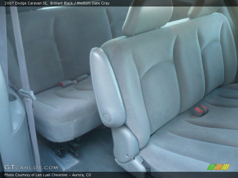 Brilliant Black / Medium Slate Gray 2007 Dodge Caravan SE