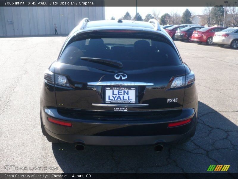 Black Obsidian / Graphite 2006 Infiniti FX 45 AWD