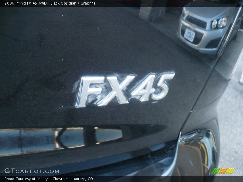 Black Obsidian / Graphite 2006 Infiniti FX 45 AWD