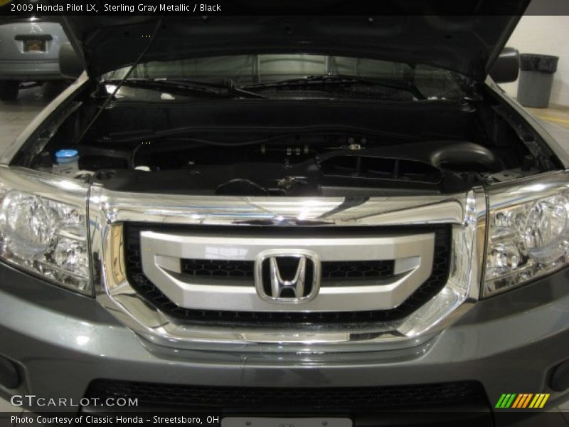 Sterling Gray Metallic / Black 2009 Honda Pilot LX