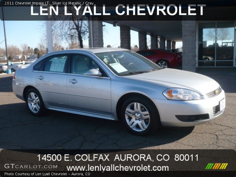 Silver Ice Metallic / Gray 2011 Chevrolet Impala LT