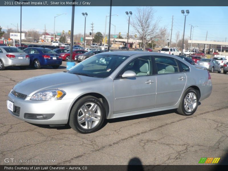 Silver Ice Metallic / Gray 2011 Chevrolet Impala LT