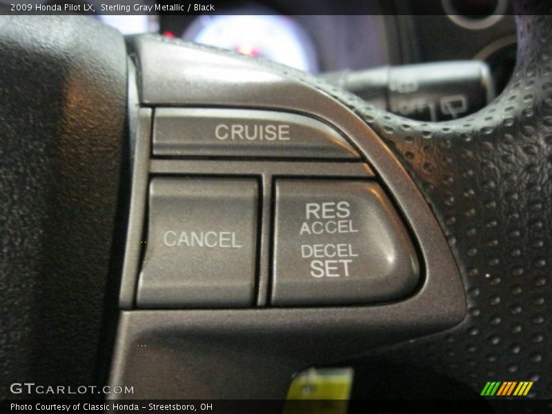 Sterling Gray Metallic / Black 2009 Honda Pilot LX