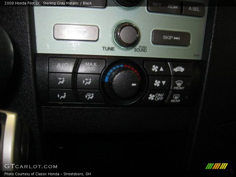 Sterling Gray Metallic / Black 2009 Honda Pilot LX
