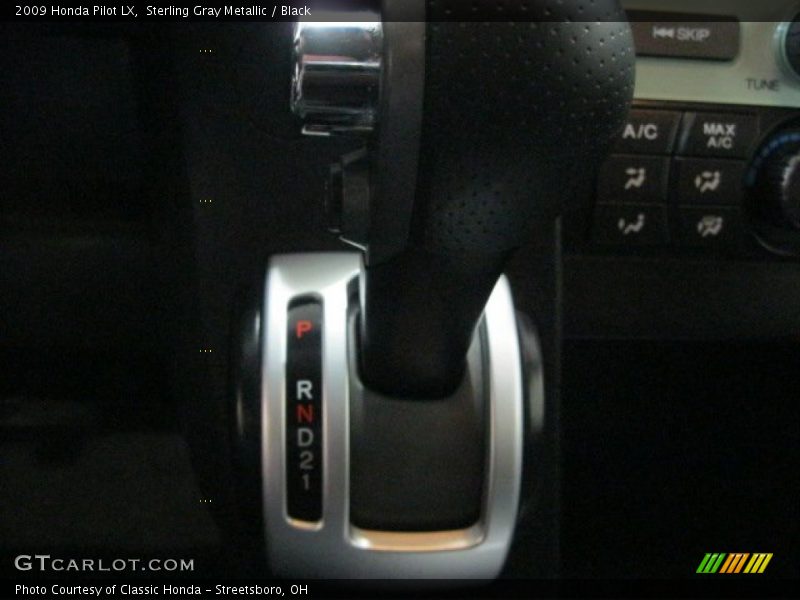 Sterling Gray Metallic / Black 2009 Honda Pilot LX