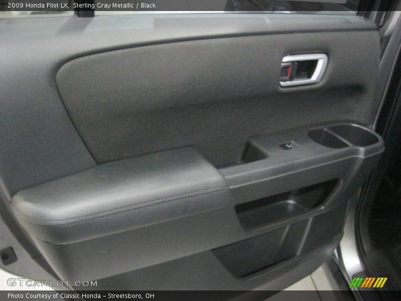 Sterling Gray Metallic / Black 2009 Honda Pilot LX