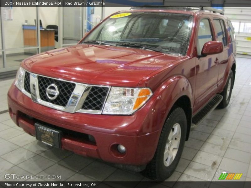 Red Brawn / Graphite 2007 Nissan Pathfinder SE 4x4